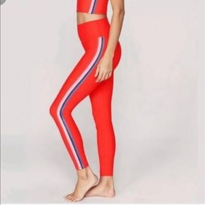 Spiritual Gangster Striped HW Leggings